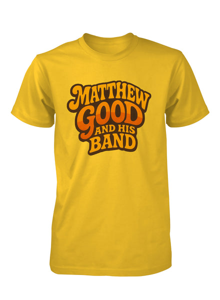 MATT GOOD RETRO LOGO YELLOW T-SHIRT